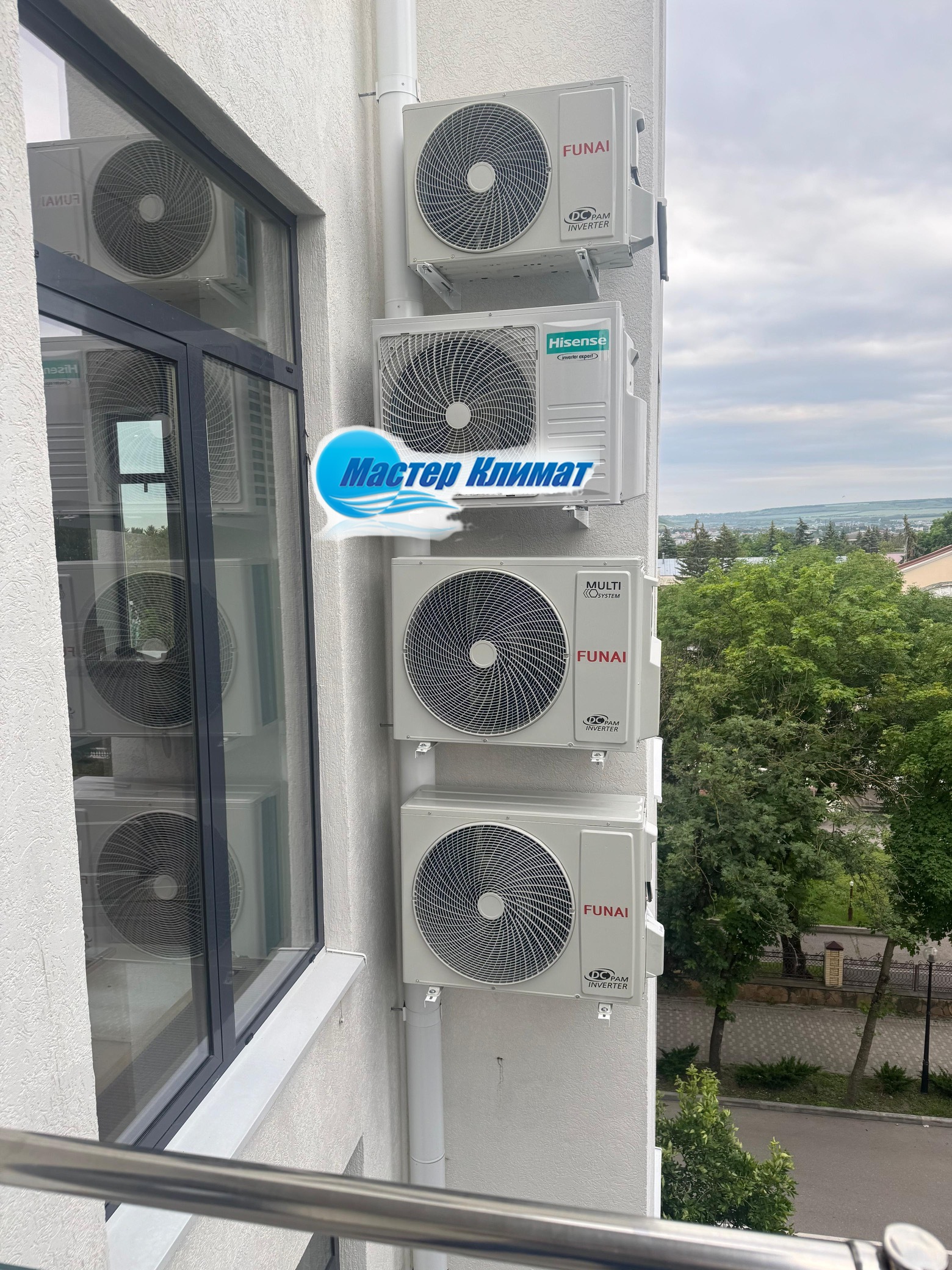 Монтаж наружного блока кондиционера