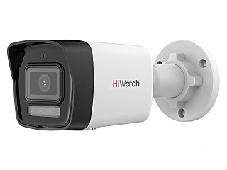 Видеокамера HiWatch DS-I250M(B) с гибридной Smart-подсветкой и встроенным микрофоном